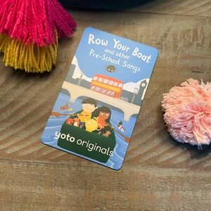 'Row Your Boat' Kids Yoto Card - Blue